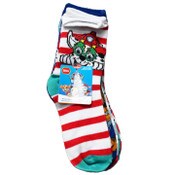 Wholesale - 5pk PAW PATROL COOL CHRISTMAS CREW SOCKS, UPC: 193159222659